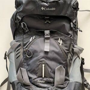 Columbia Black and Gray 38 L Hiking Backpack